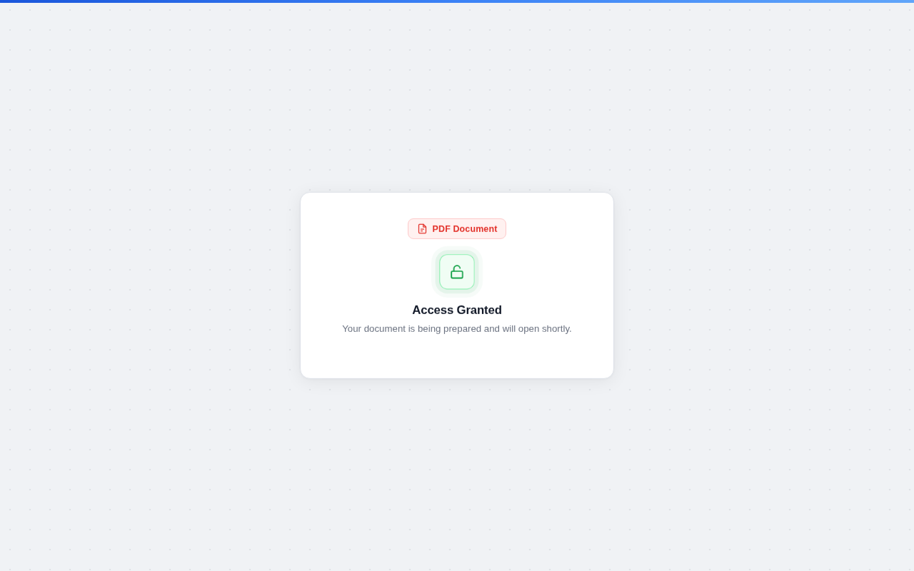 Initial access-granted state of the phishing page